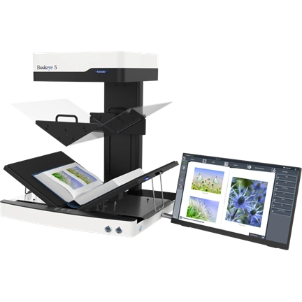 Bookeye 5 V2 Automatic, A2+, 600dpi, V-Book Cradle autom. V-Glass Plate, 21" Touch, FC-Warranty Bookeye 5 V2 Automatic, A2+, 600dpi, V-Book Cradle autom. V-Glass Plate, 21" Touch, FC-Warranty