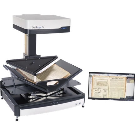 Bookeye 5 V2 Professional Archive, A2+, 600dpi,, V-Book Cradle, 21" Touch, Full Coverage Warranty Bookeye 5 V2 Professional Archive, A2+, 600dpi,, V-Book Cradle, 21" Touch, Full Coverage Warranty