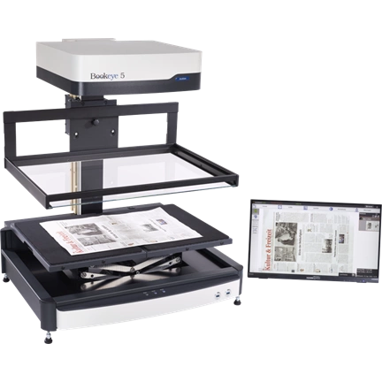 Bookeye 5 V2 Professional Archive, A2+, 600dpi,, V-Book Cradle, 21" Touch, Full Coverage Warranty Bookeye 5 V2 Professional Archive, A2+, 600dpi,, V-Book Cradle, 21" Touch, Full Coverage Warranty