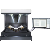 Bookeye 5 V2 Semiautomatic, Color, A2+,600dpi,, V-book cradle, autom. V-glass plate Bookeye 5 V2 Semiautomatic, Color, A2+,600dpi,, V-book cradle, autom. V-glass plate