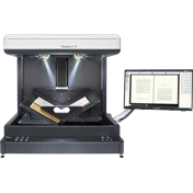 Bookeye 5 V2 Semiautomatic, Color, A2+,600dpi,, V-book cradle, autom. V-glass plate Bookeye 5 V2 Semiautomatic, Color, A2+,600dpi,, V-book cradle, autom. V-glass plate