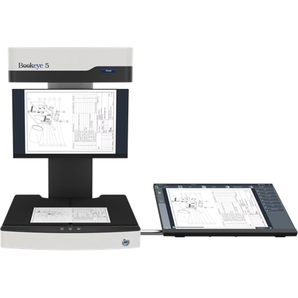 Bookeye 5 V3 Professional, A3+, 600dpi, V-Book Cradle, 21" Touch, Full Coverage Warranty Bookeye 5 V3 Professional, A3+, 600dpi, V-Book Cradle, 21" Touch, Full Coverage Warranty