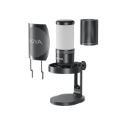 Boya BOYA K3 USB podcast, streamer, Gamer RGB mikrofon