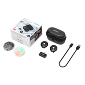 Boya Omic-U 2.4GHz Ultrakompakt vezetéknélküli szett (Android 1+2 Töltődoboz) Fekete