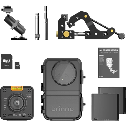 Brinno BCC5000 4K Construction Camera Bundle