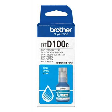Brother BTD100C tintapatron - 5000 oldal, cián