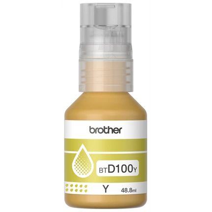 Brother BTD100Y tintapatron - 5000 oldal, sárga