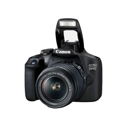 CANON EOS 2000D + EF-S 18-55mm f/4-5.6 IS STM + EF 75-300 f/4-5.6 III kit fekete