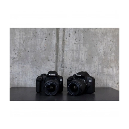 CANON EOS 2000D + EF-S 18-55mm f/4-5.6 IS STM + EF 75-300 f/4-5.6 III kit fekete