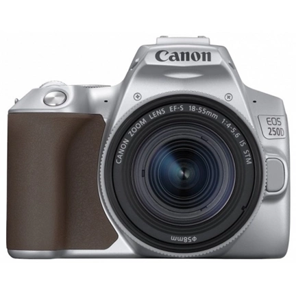 CANON EOS 250D + EF-S 18-55mm f/4-5.6 IS STM kit ezüst CANON EOS 250D + EF-S 18-55mm f/4-5.6 IS STM kit ezüst