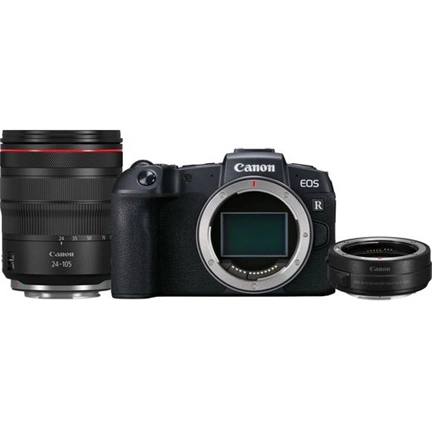 CANON EOS RP + RF 24-105mm + EF-EOS R adapter kit