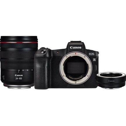 CANON EOS R + RF 24-105mm + EF-EOS R adapter kit