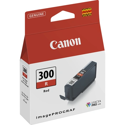 CANON PFI-300 R EUR/OCN ink tank red