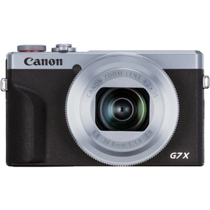 CANON PowerShot G7X Mark III ezüst digitális fényképezőgép Power Kit (2 akkuval) - átmenetileg hosszú szállítási idő! CANON PowerShot G7X Mark III ezüst digitális fényképezőgép Power Kit (2 akkuval) - átmenetileg hosszú szállítási idő!