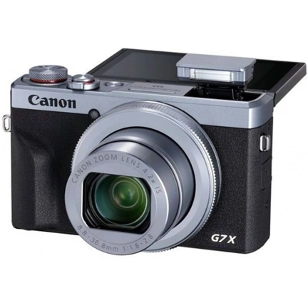 CANON PowerShot G7X Mark III ezüst digitális fényképezőgép - átmenetileg hosszú szállítási idő! CANON PowerShot G7X Mark III ezüst digitális fényképezőgép - átmenetileg hosszú szállítási idő!