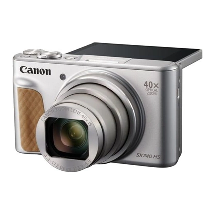 CANON PowerShot SX740 HS ezüst digitális fényképezőgép - átmenetileg hosszú szállítási idő! CANON PowerShot SX740 HS ezüst digitális fényképezőgép - átmenetileg hosszú szállítási idő!