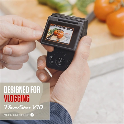CANON PowerShot V10 Vlogging Kit ezüst
