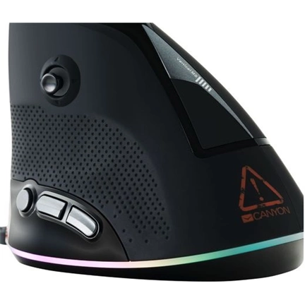 CANYON CND-SGM14RGB Emisat Vertical Gaming Mouse Black