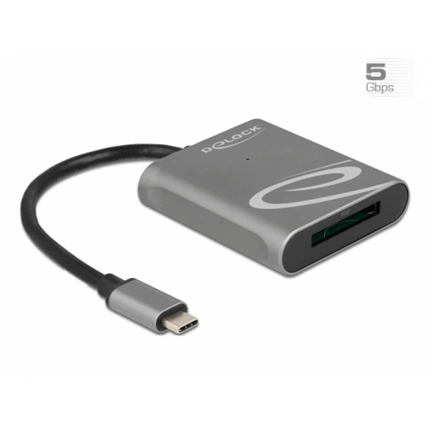 CARD READER DELOCK XQD 2.0 memóriakártyákhoz USB Type-C kártyaolvasó (91741)