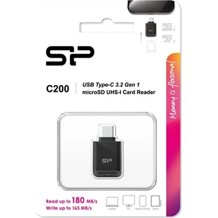 CARD READER Silicon Power Combo C200 Type-C to microSD
