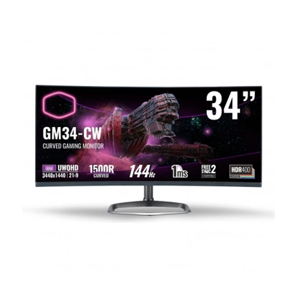 COOLER MASTER GM34-CW UWQHD 144Hz 1500R