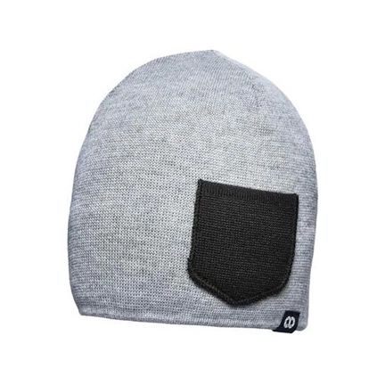 COOPH kötött sapka Beanie WINTER Heather gray/Black One Size COOPH kötött sapka Beanie WINTER Heather gray/Black One Size