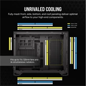 CORSAIR 2500D Airflow Tempered Glass Black