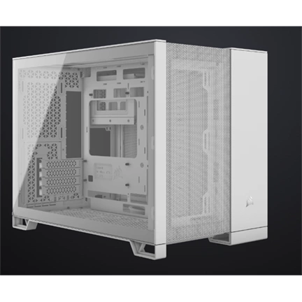 CORSAIR 2500D Airflow Tempered Glass White