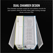 CORSAIR 2500D Airflow Tempered Glass White
