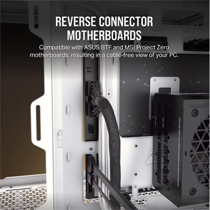 CORSAIR 2500D Airflow Tempered Glass White