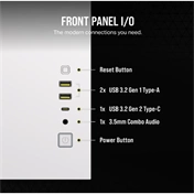 CORSAIR 2500D Airflow Tempered Glass White