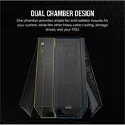CORSAIR 2500X Tempered Glass Black