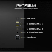 CORSAIR 2500X Tempered Glass Black