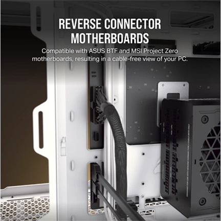 CORSAIR 2500X Tempered Glass White