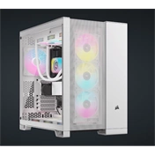 CORSAIR 6500D Tempered Glass Dual-Chamber - White
