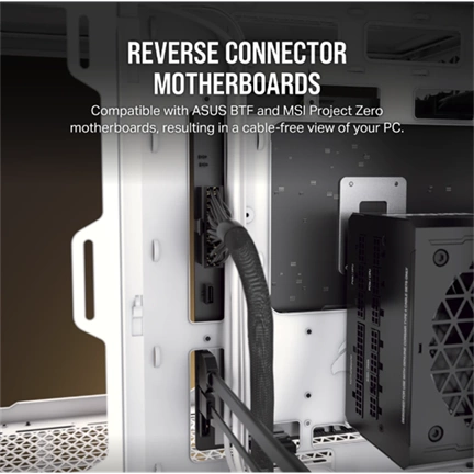 CORSAIR 6500X Tempered Glass Dual-Chamber - Black