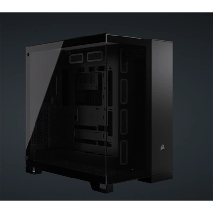 CORSAIR 6500X Tempered Glass Dual-Chamber - Black