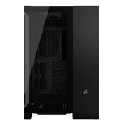 CORSAIR 6500X Tempered Glass Dual-Chamber - Black RGB iCue