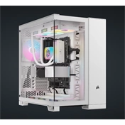CORSAIR 6500X Tempered Glass Dual-Chamber - White