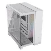 CORSAIR 6500X Tempered Glass Dual-Chamber - White RGB iCue