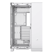 CORSAIR 6500X Tempered Glass Dual-Chamber - White RGB iCue