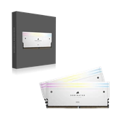 CORSAIR Dominator Titanium RGB DDR5 6400MHz CL32 96GB (2x48GB) White