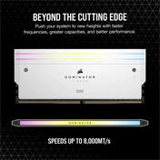 CORSAIR Dominator Titanium RGB DDR5 6400MHz CL32 96GB (2x48GB) White