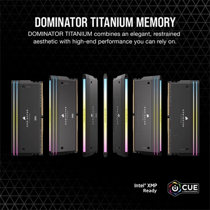 CORSAIR Dominator Titanium RGB DDR5 6600MHz CL32 96GB (2x48GB)