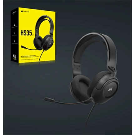 CORSAIR HS35 v2 Gaming Headset Black