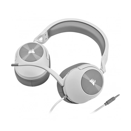 CORSAIR HS55 Stereo Wired Gaming Headset - White