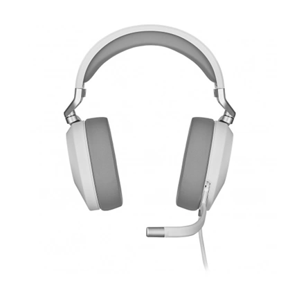 CORSAIR HS65 Surround Wired Gaming Headset - White