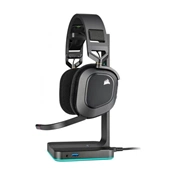 CORSAIR HS80 RGB Wireless Premium Gaming Headset with Spatial Audio — Carbon (EU) CORSAIR HS80 RGB Wireless Premium Gaming Headset with Spatial Audio — Carbon (EU)