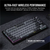 CORSAIR K65 Plus vezeték nélküli mechnaikus Gamer billentyűzet