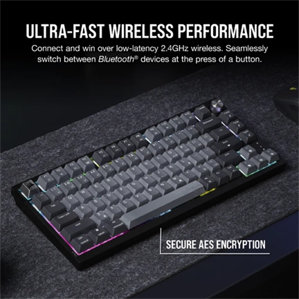 CORSAIR K65 Plus vezeték nélküli mechnaikus Gamer billentyűzet